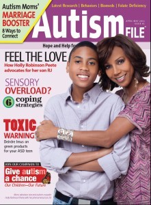 cover of autism file magazine Apr 2012